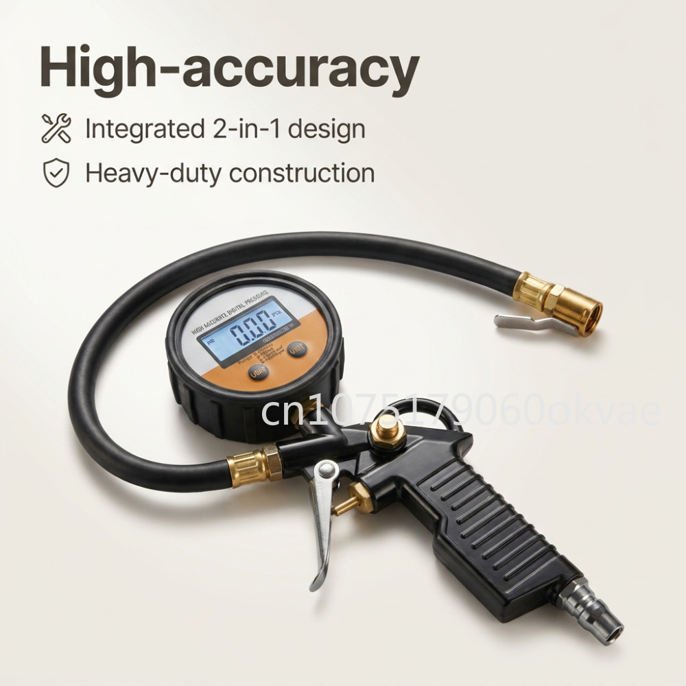Car Accessories Under 200 - Medidor Digital de Pressão de Pneus