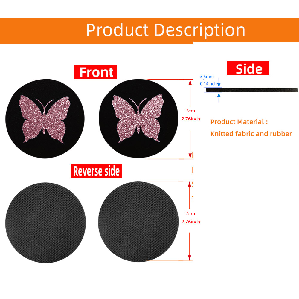 Pink Butterflies Glitter Light - Car Accessories For Women avaliação e preço