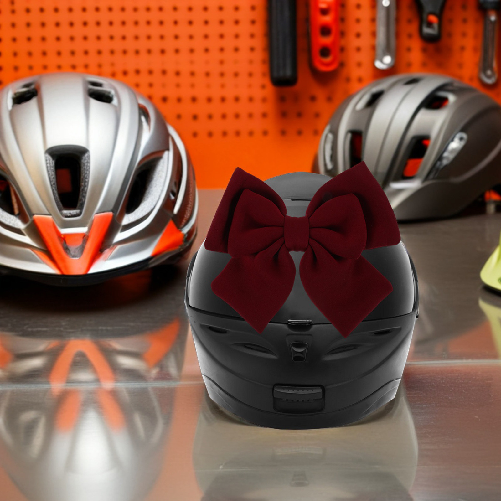 Laço Grande Colorido para Moto - Car Accessories For Women avaliação e preço